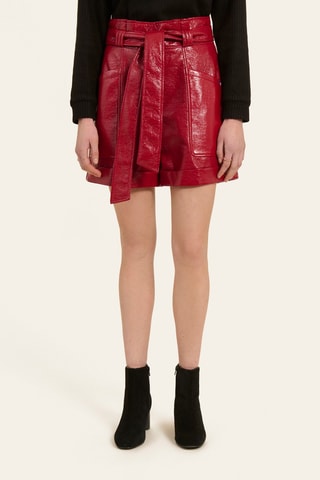 Short taille haute - Rouge