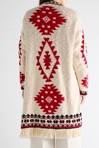 Gilet long - Ecru