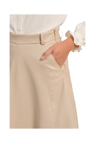 Jupe midi - Beige