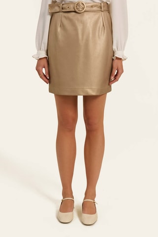 Jupe droite - Beige