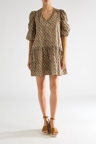 Robe taille basse - Marron clair
