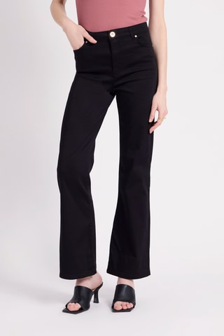 Pantalon taille haute - Noir