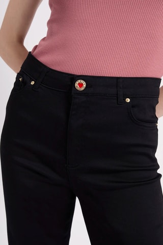 Pantalon taille haute - Noir