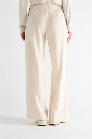 Pantalon taille haute - Beige