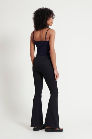 Pantalon taille haute - Noir