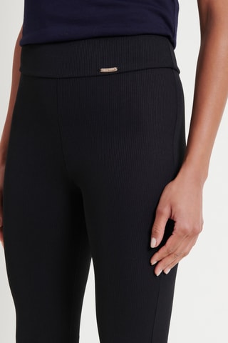 Pantalon taille haute - Noir