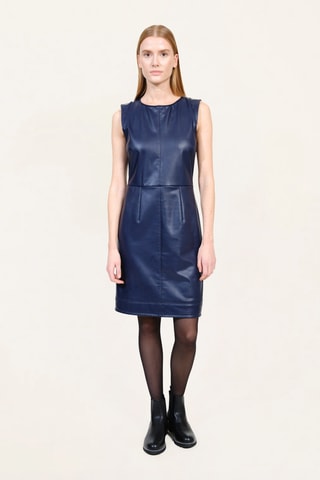 Robe droite - Bleu marine