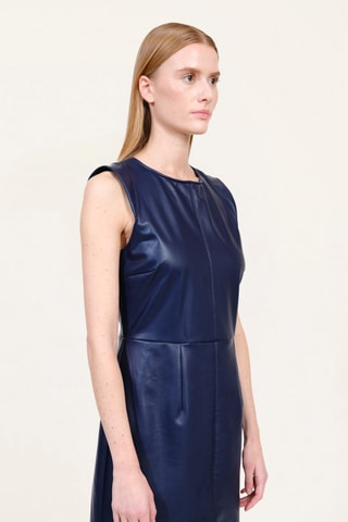 Robe droite - Bleu marine