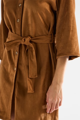 Robe chemise - Camel
