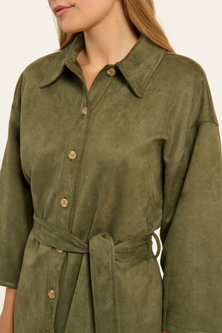 Robe chemise - Kaki