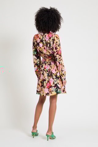 Robe patineuse - Noir et rose