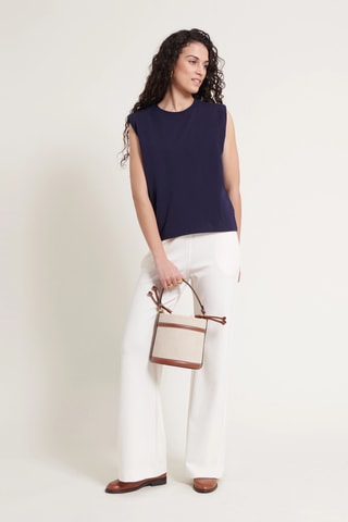Top - Bleu marine