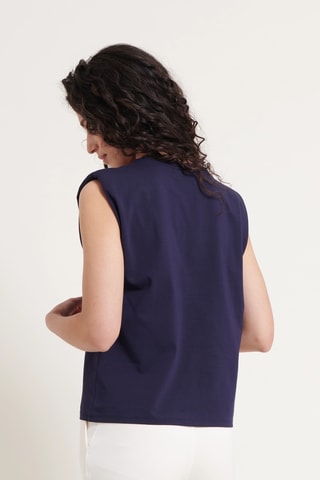 Top - Bleu marine