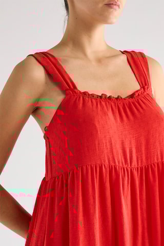 Robe longue - Rouge