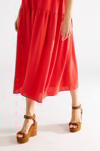 Robe longue - Rouge