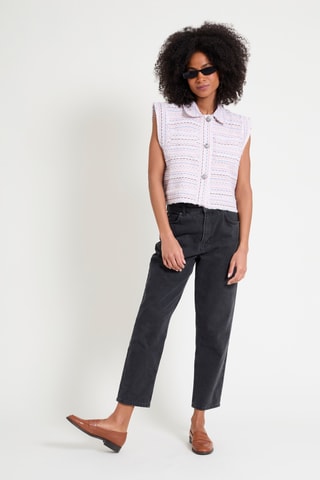 Veste sans manches - Ecru
