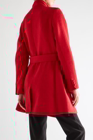 Manteau en laine - Rouge