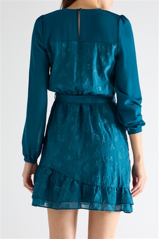Robe droite - Bleu pétrole