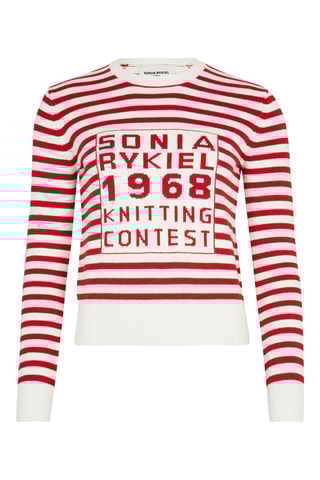 Pull - Rouge et écru