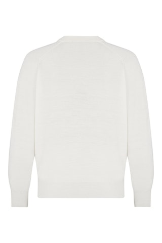 Pull en mérinos - Ecru
