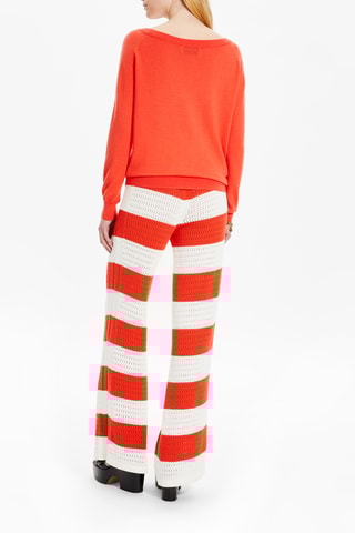Pull en mérinos - Corail