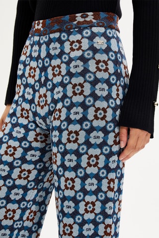 Pantalon flare - Bleu