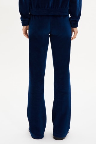 Pantalon flare - Bleu canard