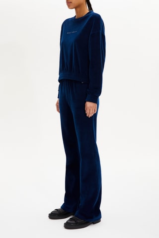 Pantalon flare - Bleu canard