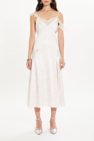 Robe midi - Ecru