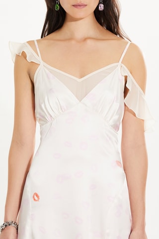 Robe midi - Ecru