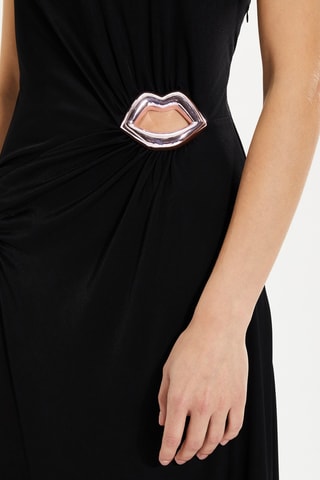Robe asymétrique - Noir