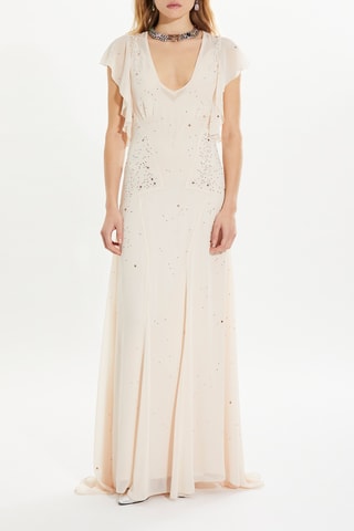Robe longue - Nude