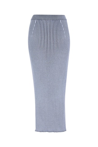 Jupe midi - Bleu