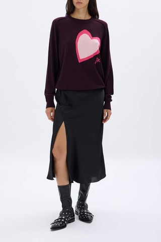 Pull en mérinos - Violet