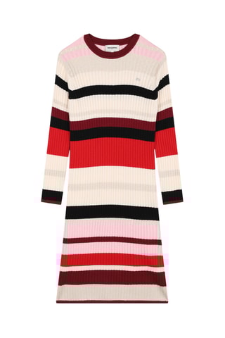 Robe pull - Blanc et noir