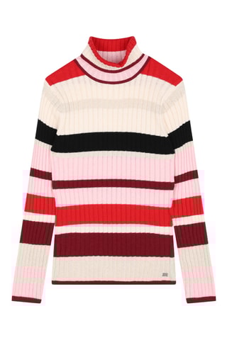 Pull - Blanc et rouge