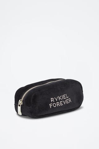 Trousse en velours - Noir