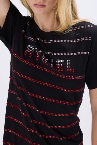 Robe droite en coton biologique - Noir