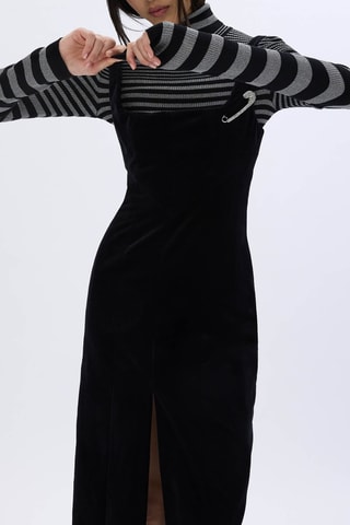 Robe midi - Noir