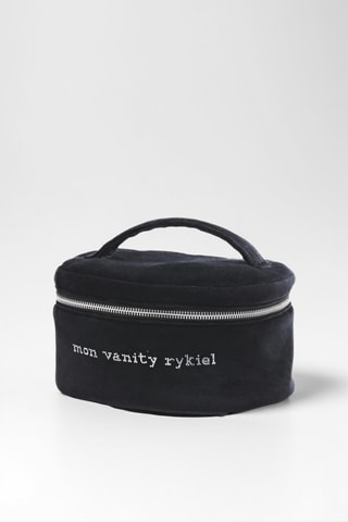 Vanity en velours - Noir