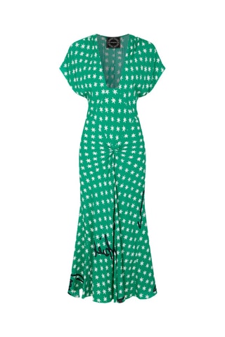 Robe midi - Vert