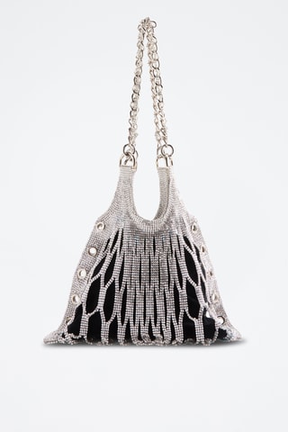 Sac porté épaule - Argenté