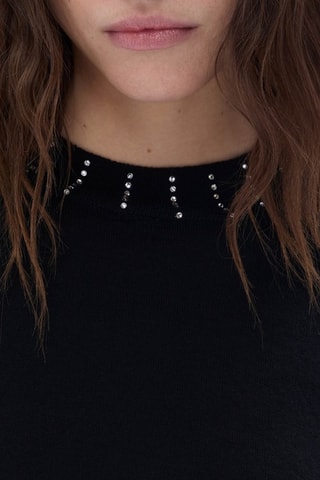 Top en laine - Noir