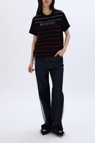 T-shirt en coton biologique -Noir
