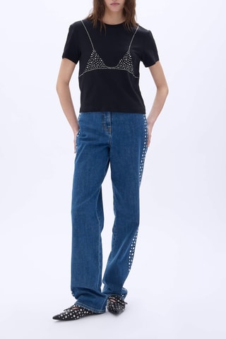 T-shirt en coton biologique -Noir