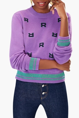 Pull en laine - Violet