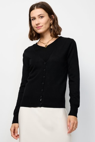 Kasjmier Vest - Wit - Zwart