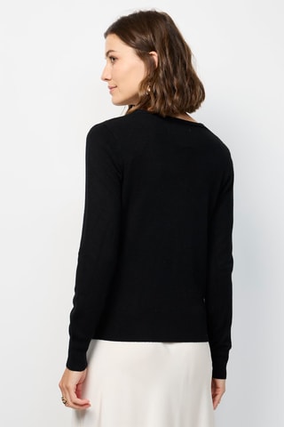 Kasjmier Vest - Wit - Zwart