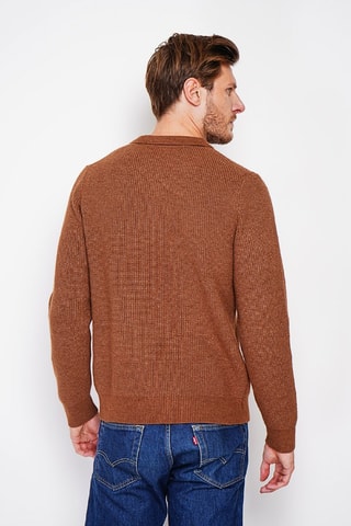 Trui - Bordeauxrood - Bruin
