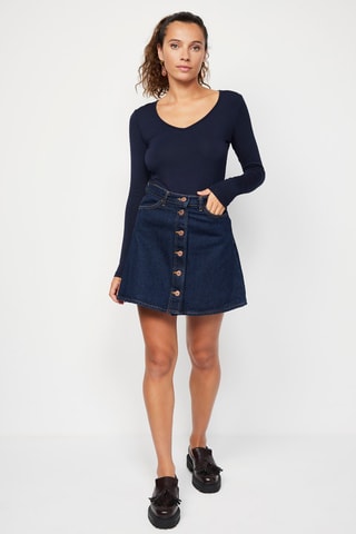 Top Nachtblauw - Blauw